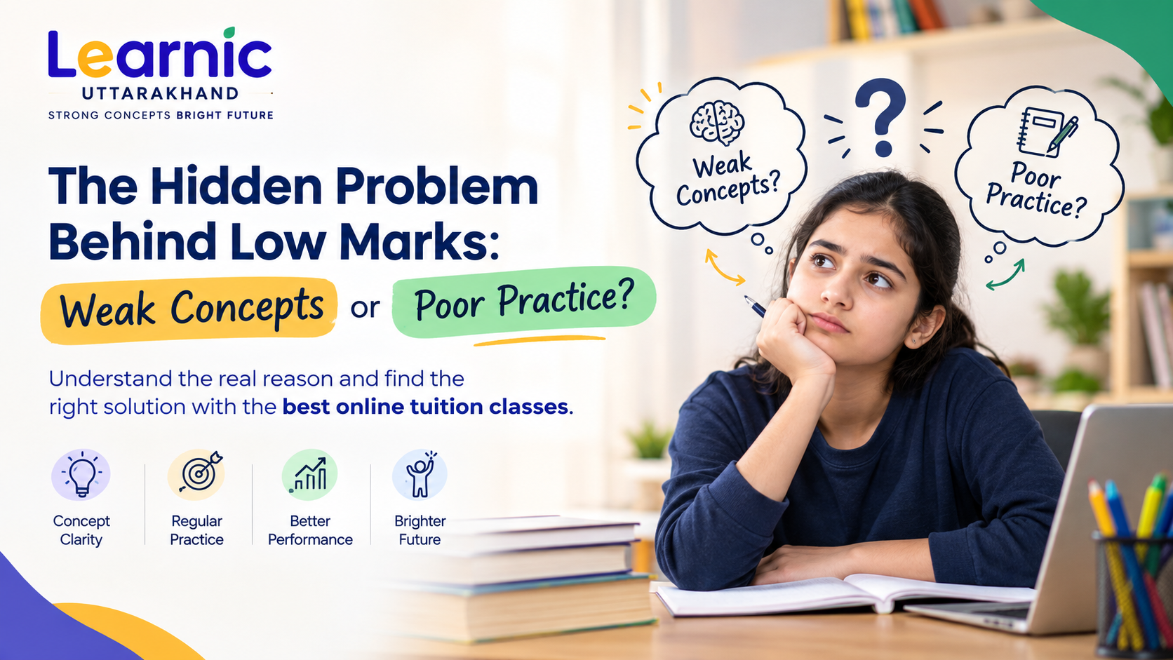 The True Reason for Getting Low Marks: Weak Concepts or Lack of Practice?